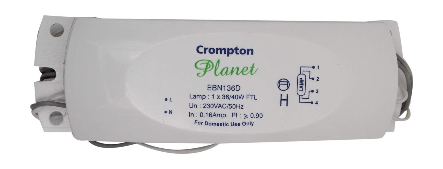 Crompton Electronic Ballast Choke, 16x2.5x5 cm, White Amazon.in