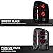 VIPMOTOZ Altezza Euro Style Tail Light Lamp For 2002-2006 Dodge RAM 1500 2500 3500 - Matte Black Housing, Smoke Lens, Driver and Passenger Side