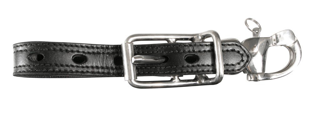 Strap with Patent Closure, Black Pony