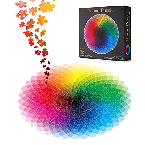 Jigsaw Puzzle for Adults 1000 Pieces, ACSTEP Gradient Color Rainbow
