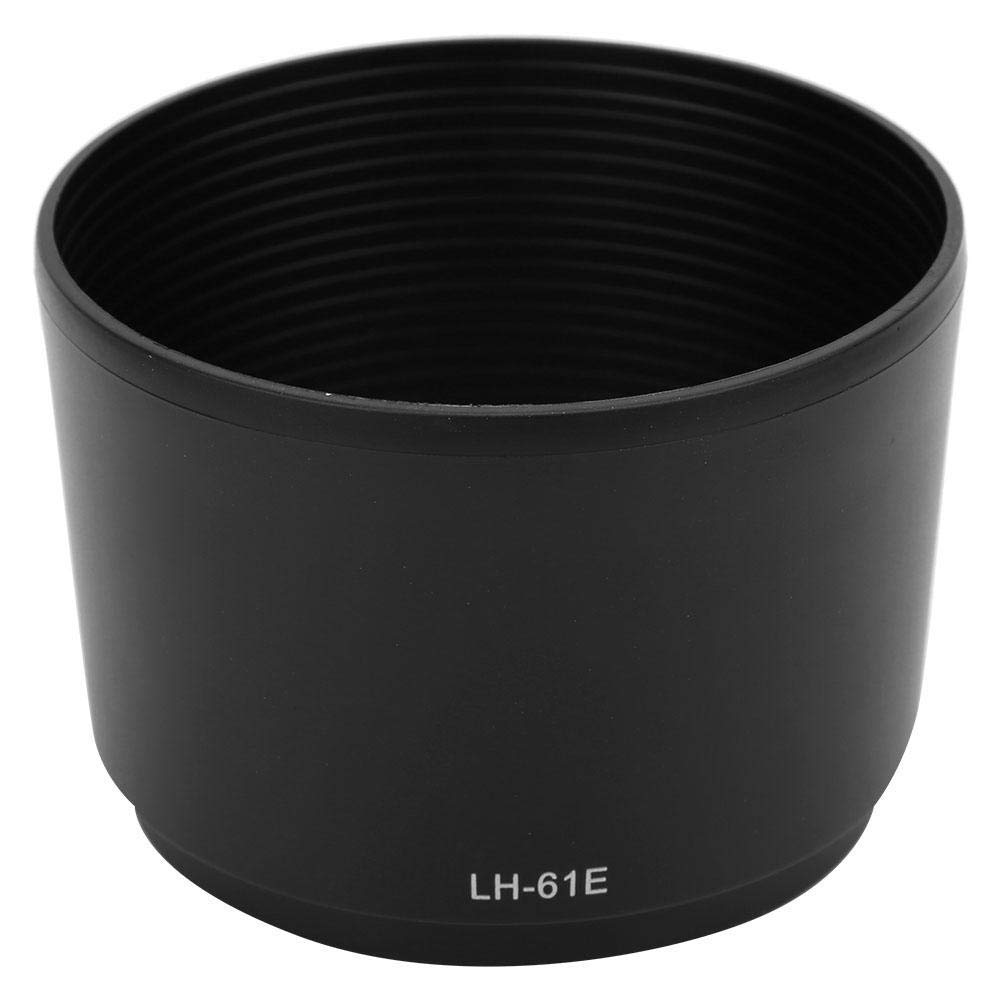 Lens Hood,LH-61E Black Plastic Lens Hood for 70-300mm f / 4.8-6.7 Cameras,Effectively Avoid Unwanted Light and Glare