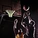 Glow-in-the-Dark White Nylon Basketball Net by Crown Sporting Goods (1-pack)