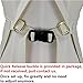 Medium Thick 100% Cotton Canvas, Kitchen Artist Apron for Chef, BBQ & Grill, 6 Deep Pockets with 1 Zipper Pocket, M-XXL, 27