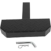 SCITOO Hitch Step 12" Universal Tow Bumper Step with Pin - Compatible with 2-Inch Receiver for Trucks, SUVs, and Cars