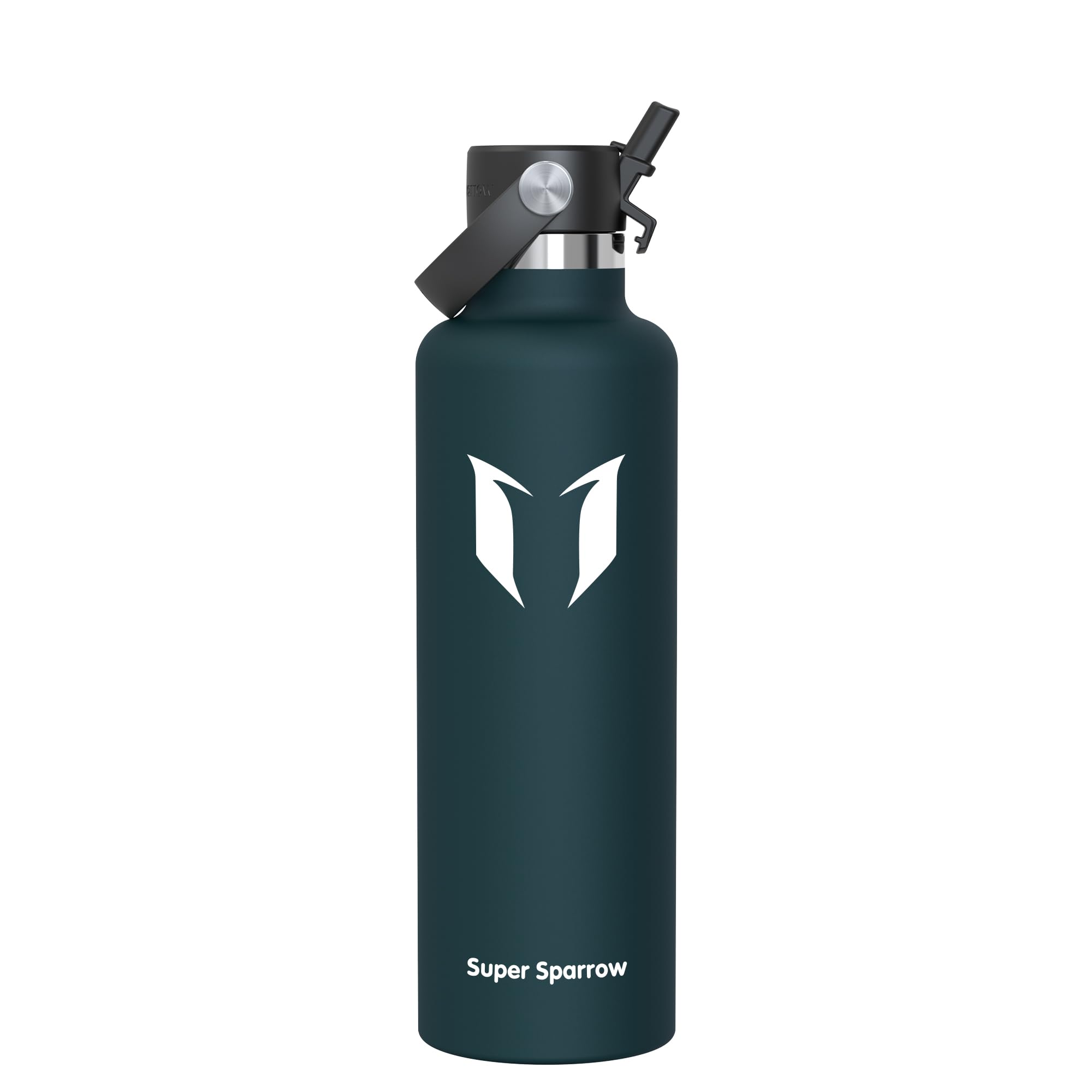 Sparrow Insulated Water Bottle 1L - FlipFlow Metal Water Bottles with Straw Lid - BPA Free - Leakproof Stainless Steel Flask for Sport, Camping, Hiking, Outdoor, Travel — image 1