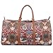 Signare Tapestry Large Travel Duffle Bag Ladies Overnight Weekender Carryon Gym Sports Duffel bags for Women with Strawberry Thief Red Design (BHOLD-STRD)