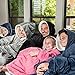 THE COMFY Original | Oversized Microfiber & Sherpa Wearable Blanket, Seen On Shark Tank, One Size Fits All