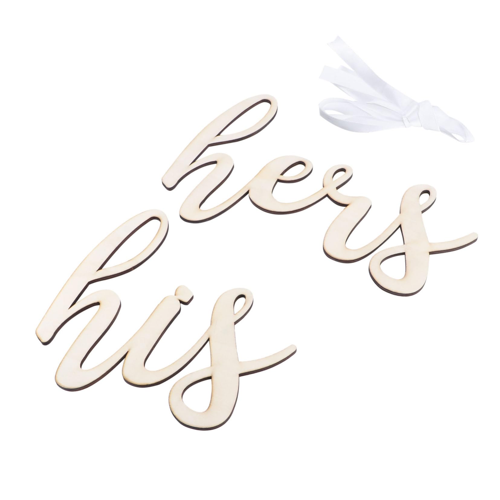 HOMSFOU Golden Wedding Anniversary Chair Tags Bride and Groom Hanging Decor Elegant Wedding Party Favors and Hen Party Decorations Stylish Chair Pendant Signage for Celebrations