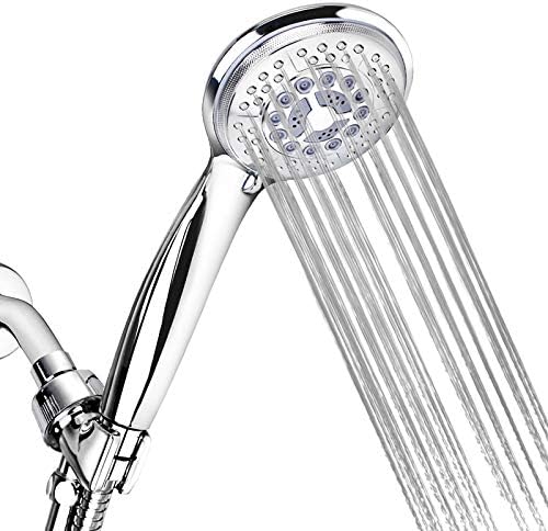 Chrider Handheld Shower Head with Hose High Pressure 5 Spray Settings ...