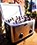 BREKX 54 Qt. Stainless Steel Party Cooler with Bluetooth Speakers