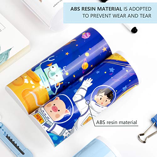 Multifuction Pencil Case for Boys Girls PYFK Pencil Box with Calculator Mirror and Whiteboard Pencil Holder for School Office Supplies Cute with Perfect Size and Easy Access(Sky)