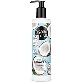 Organic Shop Daily Care Coconut &amp; Shea Shower Gel, Moisturizing Body Wash with Organic Coconut Oil &amp; Shea Butter, Vegan, 95% Natural Origin, 280 ml