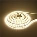 ALITOVE DC 24V 32.8ft 5050 SMD LED Flexible Strip Light Warm White 10M 600 LEDs 60LEDs/M IP65 Waterproof LED Rope Light Strips for Home Garden Commercial Area Lighting