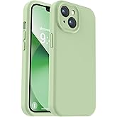 Vooii Compatible with iPhone 13 Case, Liquid Silicone Upgrade [Camera Protection] [Soft Anti-Scratch Microfiber Lining] Shock