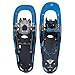 Winterial Back Trail Snowshoes 25 Inch Lightweight Aluminum Rolling Terrain Blue Snow Shoes with Carry Bag and Adjustable Poles