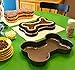 PreOkupied Dog Bone Cake Pan, Including Dog Bone Cookie Cutter, Dark Grey Carbon Steel, 30.5 x 21.6 x 5.1 cm