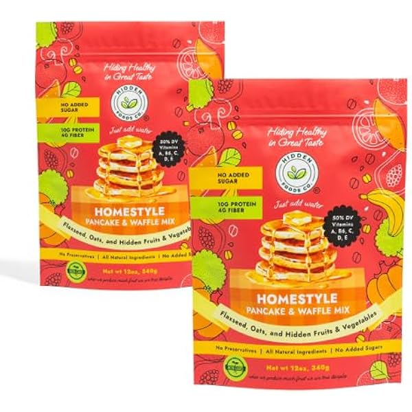 Hawaiian Sun Banana Macadamia Nut Pancake Mix 6oz (3-Pack) - Just Add Water Tropical Breakfast