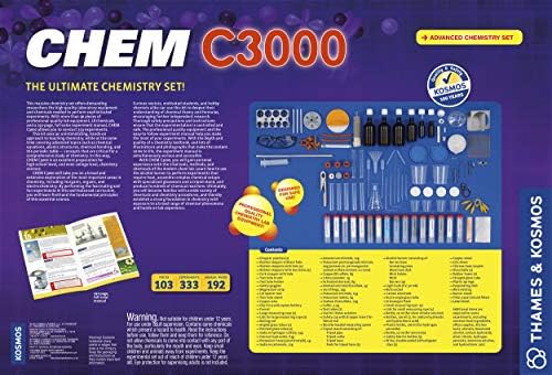 thames and kosmos chem c3000 experiment kit