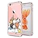 KIOMY for iPhone 6S Case Cat, Ultra Crystal Clear with Design Cute Pile of Cat Texture Bumper Protective Case