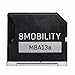8MOBILITY iSlice Aluminum MicroSD Storage Adapter for MacBook Air 13'' (Late 2010 to Early 2015)- Silver