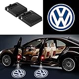 Bearfire 2 Pcs Wireless Car Door Led Welcome Laser Projector Logo Light Ghost Shadow Light Lamp Logos for volkswagen accessories