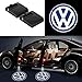 Bearfire 2 Pcs Wireless Car Door Led Welcome Laser Projector Logo Light Ghost Shadow Light Lamp Logos for volkswagen accessories
