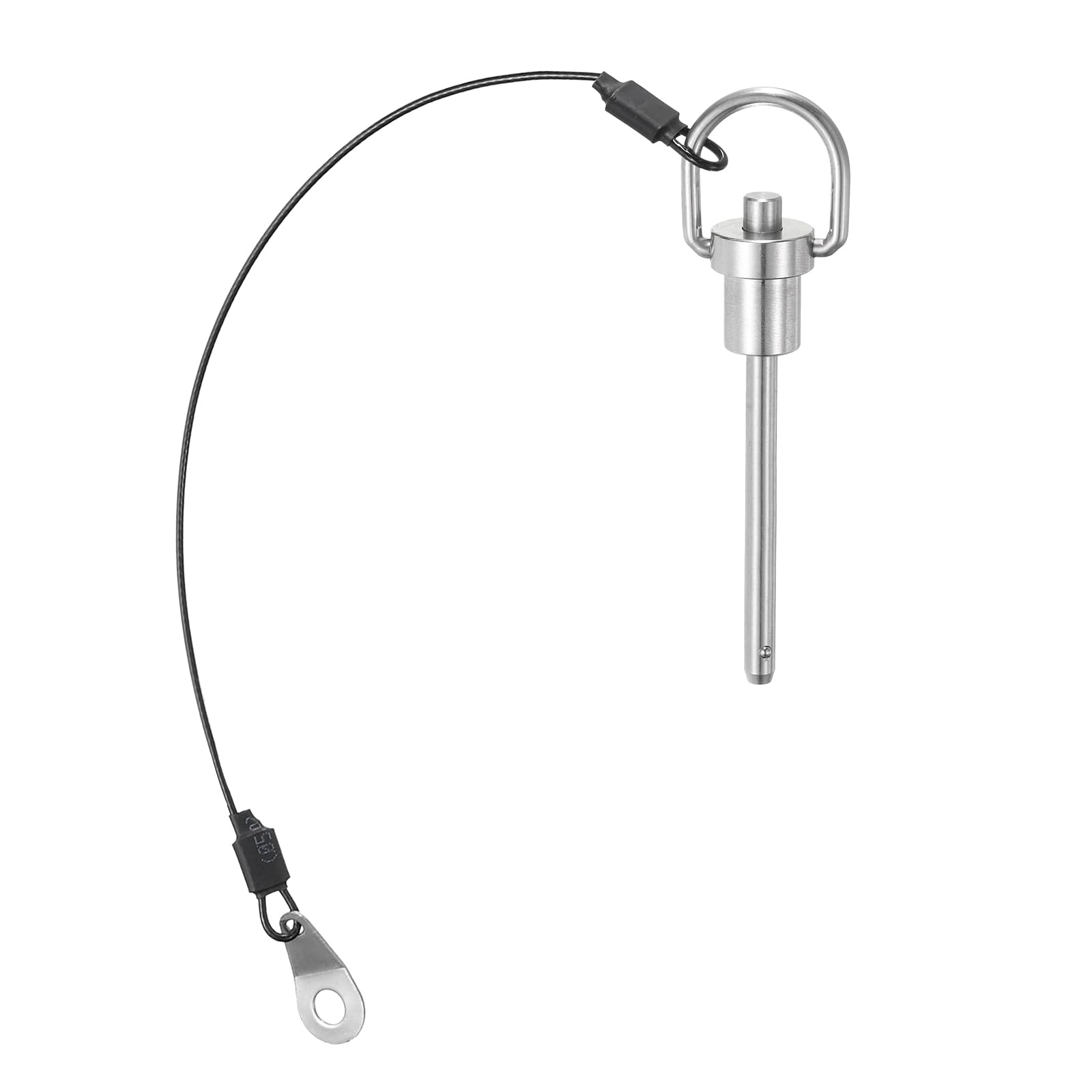 DTGN 6mmx50mm(DxL) Quick Release Pin - Good for Quickly Connecting and Hooking Up Components - 304 Stainless Steel Ball Locking Pins with Push Button - Silver