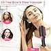 Hot Hair Brush Dryer, Hot Air Brush for Women, One Step Hair Dryer by RONY, Dry & Straighten & Curl 3 in 1 Hot Hair Dryer Brush, Negative Ion Hair Dryer Brush with Straightening and Curly Hair Comb
