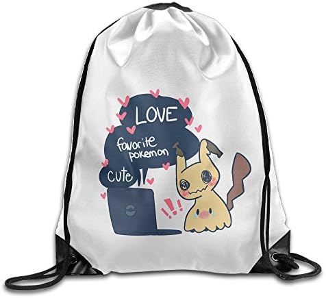 Texhood Pokemon Mimikyu Pikachu Personality Storage Bag One Size