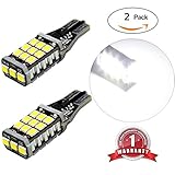 FlashWolves 1100 lumens Extremely Bright CanBus Error 921 912 21 Chipsets LED Bulbs For Backup Reverse Lights, Xenon White 6000K pack of 2