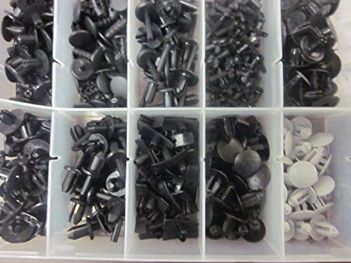 GOLIATH INDUSTRIAL TOOLS RETAINER GROMMET FENDER MOLDING TRIM CLIPS HOOD BUMBER RIVETS PIN INTERIOR EXTER (350pc FOR VOLVO)