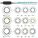 E-More Selfie Ring Light with Cell Phone Holder Stand for Live Stream Makeup, 3-Light Mode, 10-Level Brightness LED Desk Lamp, Lazy Bracket Long Arms Mobile Phone Clip Holder for iPhone/Android