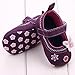 Voberry® Baby Girls Soft Soled Butterfly Crib Canvas Mary Jane Shoes
