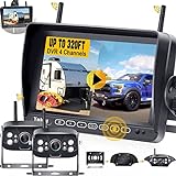 Yakry Wireless Backup Camera for RV HD 1080P 2