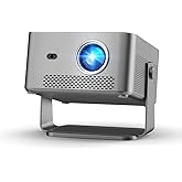 Magcubic 4K Smart Projector with WiFi and Bluetooth, 800 ANSI Native 1080P | Built-in TV Stick, Auto Focus &amp; Keystone, 15W Speaker, Voice Control, 180&deg; Rotatable Portable Projector for Bedroom Outdoor