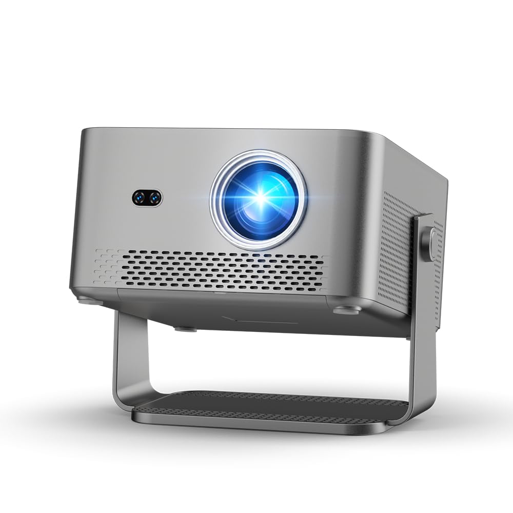 Photo 1 of Magcubic 4K Smart Projector with WiFi and Bluetooth, 800 ANSI, TV Stick Built-in, Auto Focus & Keystone, Voice Control, 180° Rotatable Portable Movie Proyector for Home Theater Outdoor Bedroom