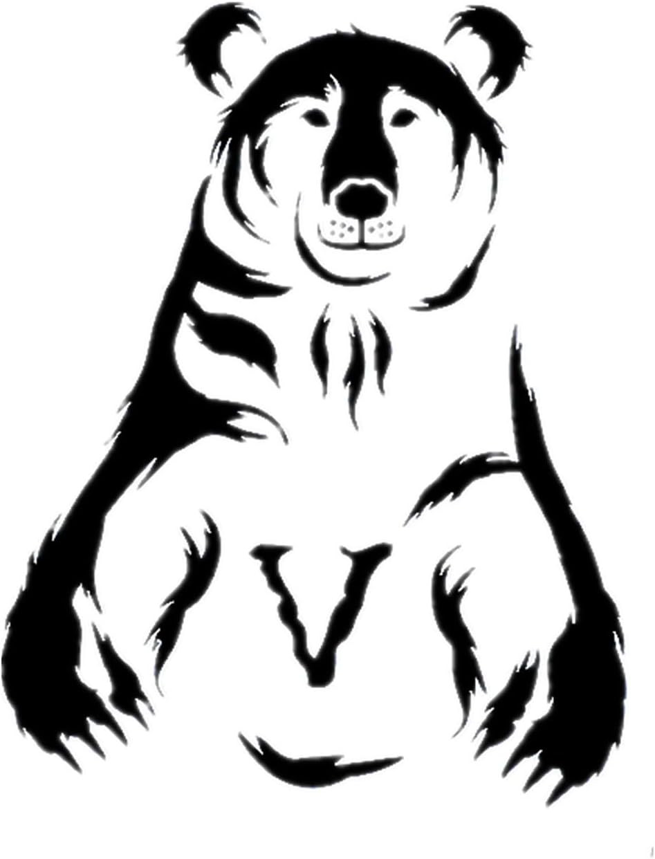 Amazon Com Obuy Lion Deer Tiger Wolf Whale Horse Animal Stencils For Painting On Wood Fabric Walls Airbrush More Reusable Mylar Template Bear