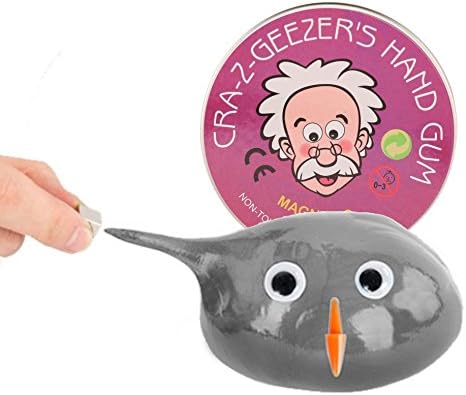 Warmstore Magnet Stuff - Super Magnetic Putty For Kids, Space Magnetic Silly Putty Slime, Silver Mud, Sealed Pouch In 3.2 Oz Tin