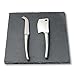 Aroma Bakeware Slate Cheese Board & Two Stainless Steel Knife Servers