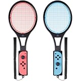 Snakebyte Tennis:Pro - Tennis Racket for Nintendo Switch Joy-Con Controller for Mario Tennis Aces Twin Pack