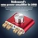 Nobsound Mini 50W x 2 Bluetooth Power Amplifier; 2.0 Channel Stereo Hi-Fi Digital Amp; Wireless Audio Receiver; PC Sound Card for Home Speakers with Power Supply Upgrade Version (Red)thumb 2
