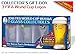 Collectible of 4 FIFA World Cup Trophy-glass/Set of 4 with 3 FWC logos: Russia 2018 (2), Brazil 2014 and South Africa 2010