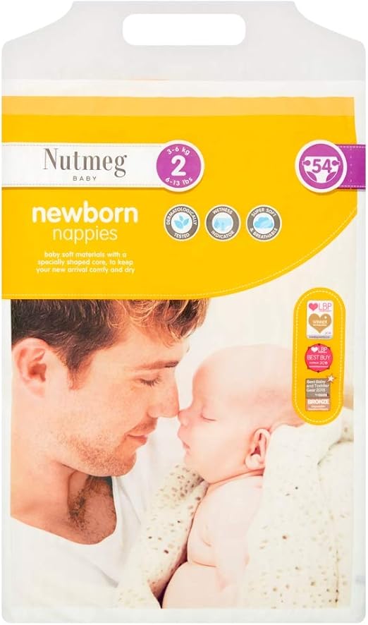 nutmeg newborn nappies