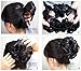 FUT Scrunchy Scrunchie Hair Bun Updo Hairpiece Ponytail Hair Extensions Wavy Curly Messy Hair Bun Extensions Donut Chignons Hair Piece light brown
