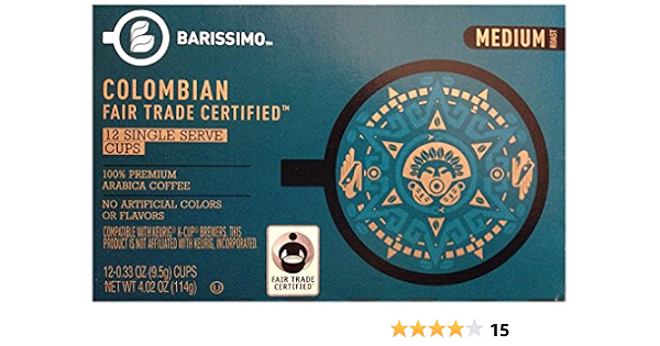 Barissimo Keurig Coffee Cups 
