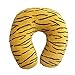 World's Best Feather Soft Microfiber Neck Pillow, One Size, Tiger Print