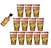 12-Pack Michelada Antojitos Mix in a 24oz Cup Ready To Use, Plus Michelada Shaker For Beer, Bloody Mary And Fruits and Vegetables - Original Flavor