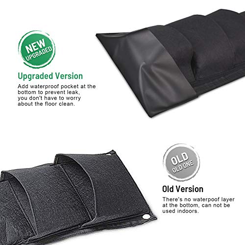 KORAM 7 Pockets Wall Hanging Planter, Upgraded Vertical Garden Planter Deeper and Bigger for Indoor & Outdoor Planting Home Balcony Yard Decoration Better Waterproof