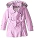 Jessica Simpson Little Girls' Trench Coat with Side Zip