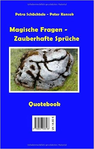 Magische Fragen Zauberhafte Sprüche Quotebook Notebook Zum